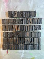 Letterpress wood type for sale  LONDON