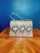 Python skin handbag for sale  LEEDS