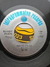 Bobby paris personally for sale  STOCKPORT
