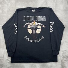 Usado, Camisa masculina Dimmu Borgir grande preta vintage Y2K manga longa banda de rock música gótica comprar usado  Enviando para Brazil