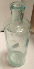 Alntique aqua bottle for sale  Bremen