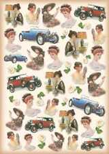 Carta decoupage mademoiselle usato  Villanova Mondovi