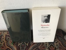 Pléiade nietzsche oeuvres d'occasion  La Rochelle