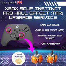 Joystick Xbox SCUF INSTINCT PRO Hall Effect (TMR) UPGRADE Stick Drift Repair comprar usado  Enviando para Brazil