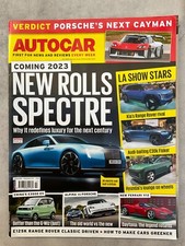 Autocar magazine november for sale  COLCHESTER