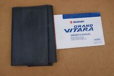 suzuki grand vitara owners manual for sale  WOKINGHAM