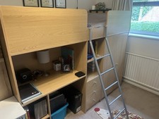 Cabin bed desk for sale  PULBOROUGH