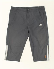 Usado, Bermuda esportiva masculina Adidas média W38 cinza algodão AE03 comprar usado  Enviando para Brazil