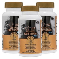 3x Suplemento Joyce Giraud Ultimate Hair Strength Pro = Fornecimento de 90 Dias ~ Exp 12/26 comprar usado  Enviando para Brazil