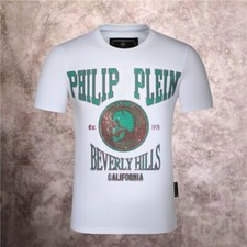NOVA CAMISETA MANGA CURTA GIACCA PELLE TIGRE TESCHIO LUPO PHILIP PLEIN PHILIPP comprar usado  Enviando para Brazil