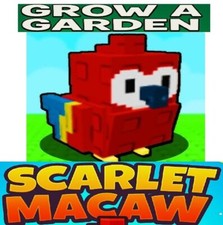 Używany, scarlet macaw macau grow a garden roblox na sprzedaż  Wysyłka do Poland