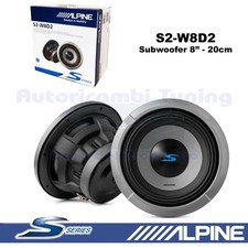 Subwoofer alpine w8d2 usato  Italia