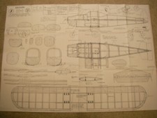 Aeromodeller Plans of Ercoupe um modelo vintage de dublê em escala CL de 39 1/2” envergadura comprar usado  Enviando para Brazil