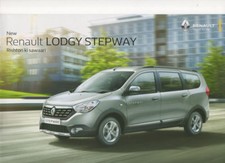 Renault Lodgy Stepway car (made in India) _2018 Prospekt / Brochure  comprar usado Renault Lodgy Stepway car (made in India) _2018 Prospekt / Brochure  comprar usado  Enviando para Brazil