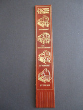 Leather bookmark dinting for sale  NORWICH