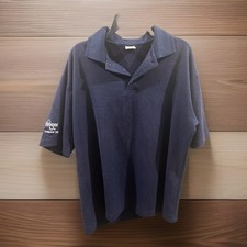 Camisa polo uniforme Kroger adulto GRANDE funcionário cliente 1º bordado PRETA comprar usado  Enviando para Brazil