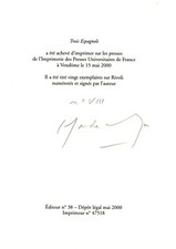 Claude esteban espagnols d'occasion  Tours-