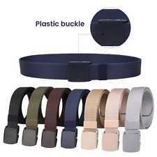 Cinto de lona unissex masculino feminino tamanho normal estilo militar fivela cintos∂ comprar usado  Enviando para Brazil