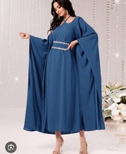 Blue abaya kaftan for sale  DUNDEE