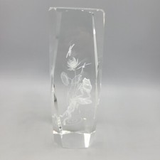 Crystal laser etched for sale  Madison