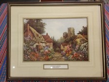 Cottage gardens print for sale  BILSTON