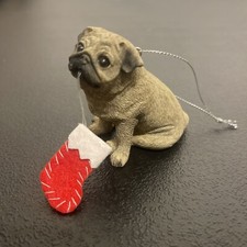 Sandicast pug christmas for sale  Hillsboro