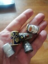 Sewing thimbles enamel for sale  WORTHING