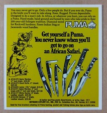 1972 puma knives for sale  Hartland
