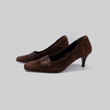 Brown court shoes for sale  MANCHESTER
