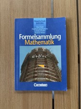 Cornelsen formelsammlung mathe gebraucht kaufen Cornelsen formelsammlung mathe gebraucht kaufen  Mengkofen
