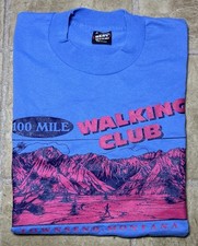 Camisa de club de caminata Townsend Montana 100 millas vintage de los 90 - grande para hombre - manchas segunda mano  Embacar hacia Mexico