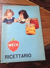 Ricettario weck utensili usato  Italia