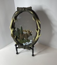 Oval mirror antlers for sale  Stamford
