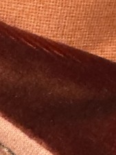 Rust orange velvet for sale  Corsicana
