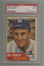 1953 topps irv for sale  Dayton