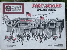 Usado, Louis Marx Fort Apache #4501 Play Set (1995) Estado perfeito caixa aberta na caixa leitura incompleta comprar usado  Enviando para Brazil