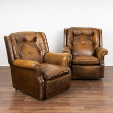 Pair vintage brown for sale  Round Top