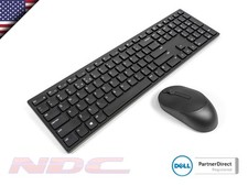 Combo de teclado e mouse sem fio Dell KM5221W preto EUA/INT INGLÊS Pro (Refurb), usado comprar usado  Enviando para Brazil