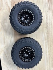 Conjunto de 2 rodas e 2 pneus para esteira axial Vanquish ou Redcat Traxxas comprar usado  Enviando para Brazil