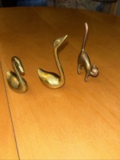 Messingfiguren schwan katze gebraucht kaufen  Aspach