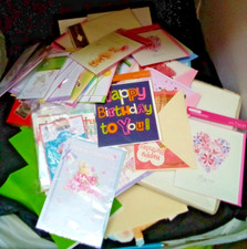 Job lot greetings for sale  THETFORD