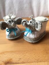 Gestrickte gehäkelte babyschu gebraucht kaufen  Neuhaus am Rennweg