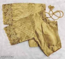 Novo Designer Arte Indiana Seda Readymade Blusa Saree Feminina Sari Choli/Top comprar usado  Enviando para Brazil
