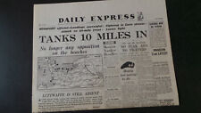 Daily express reproduction for sale  CHORLEY