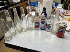 Garrafas vintage de vidro e alumínio Pepsi - Lote de 10 comprar usado  Enviando para Brazil