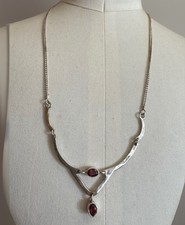 Vintage garnet sterling for sale  LYDNEY