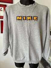 Vintage lata 70. NIKE Bluza Spellout Męska Szara Granatowa Made in USA Rzadka XXL na sprzedaż  PL