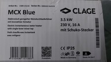 Clage mcx blue gebraucht kaufen  Pirna, Dohma, Struppen