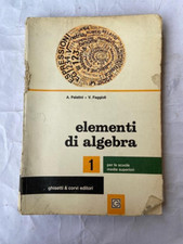 Palatini elementi algebra usato  Napoli