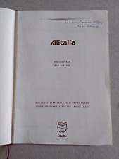 Alitalia servizio bar usato  Zandobbio